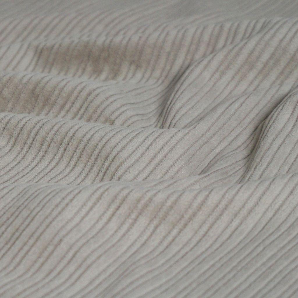 Breitcord high-low Baumwolle beige